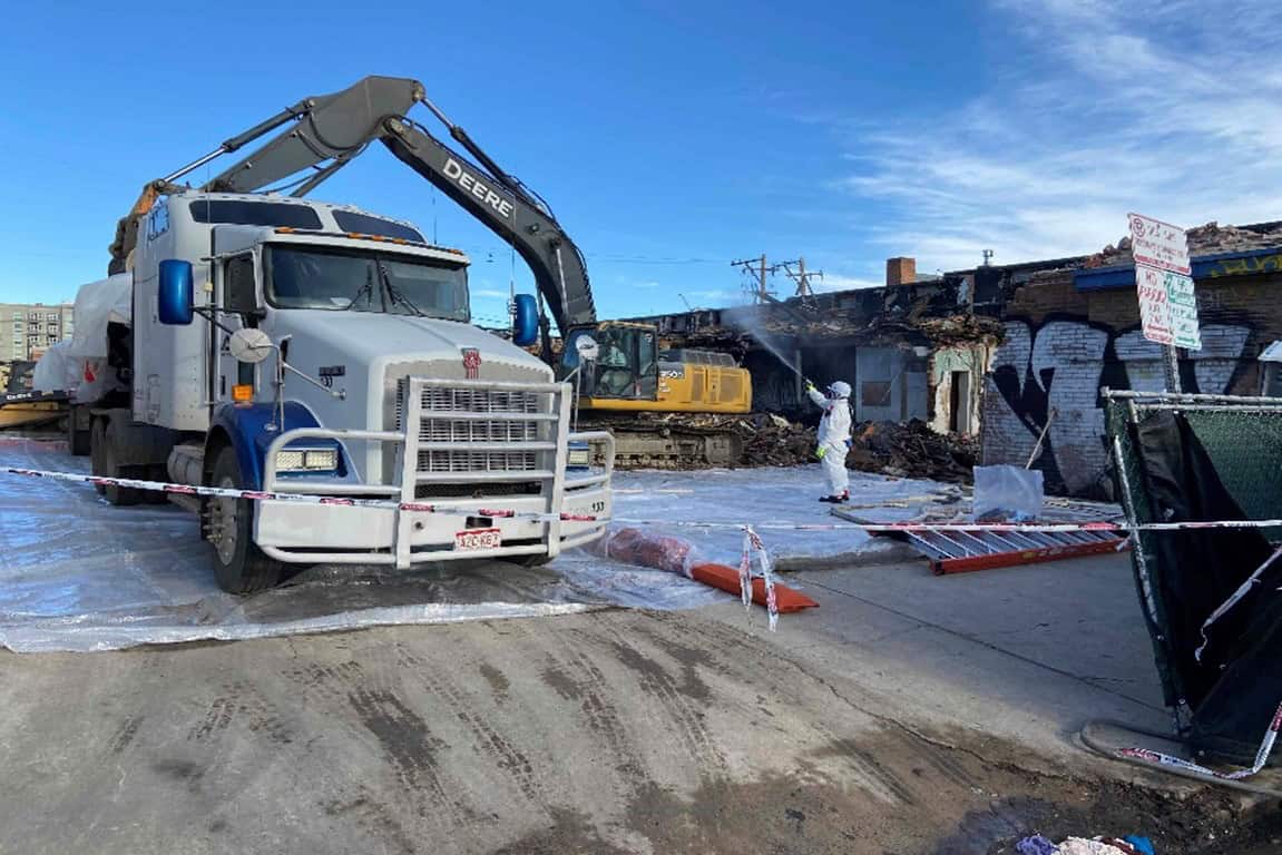 Emergency Downtown Brownfields Cleanup by Schafer Environmental