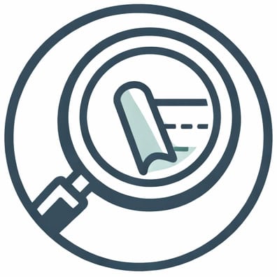 Eco-friendly environmental inspection scanner with magnifying glass for contamination detection.